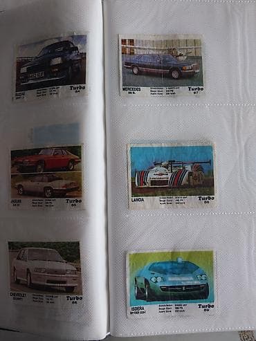 турбо аз мерседес: Turbo qara seriya 51-120. Turbo saqqız kolleksiya kartları – avtomobil — 8