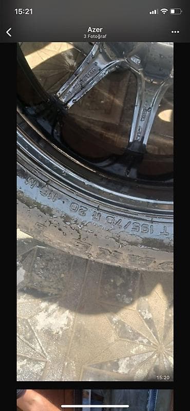velosped 20: Avtomobil diski və təkər komplekti - Disk: 10 şüalı, qara rəng, 5 — 2