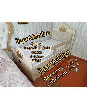 ucuz kravat: Oğlan və qız üçün, Yeni, Çarpayı, Bazasız, Matrassız, Siyirməsiz — 3