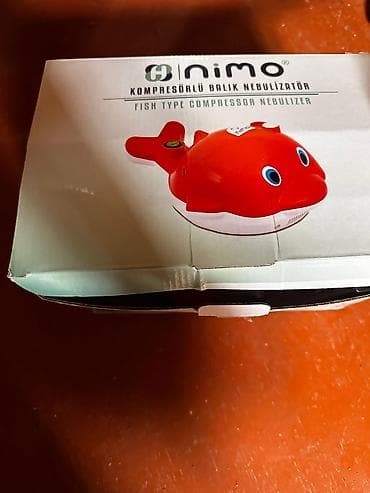 Ингаляторы, небулайзеры: Uşaq üçün inqalyasiya aparatı. Bütün əşyaları, kitabçası içində. Çox — 3