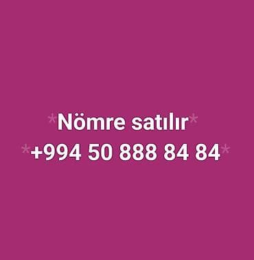 Продажи, работа с клиентами: VIP mobil nömrə satılır: +994 50 888 84 84 - Yadda qalması asan — 1