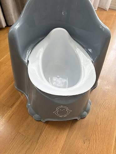 кресло туалет: Uşaq tualeti – rahat oturacaqla - Rəng: boz gövdə, ağ çıxarılan qab - — 2