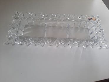 original cobalt: Tort və şiriniyyat qabı, Xrustal, Çexiya — 2