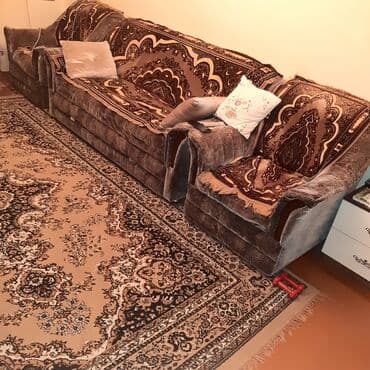 cay evi ucun divan islenmis: İşlənmiş, Di̇van-kravat, 2 kreslo, Bazasız, Açılan — 3