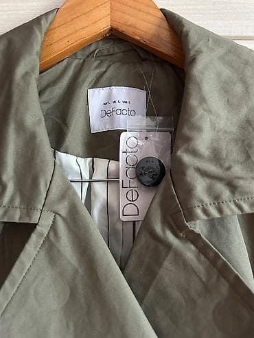 cins kurtka: Palto, Defacto, L, rəng - Yaşıl — 5