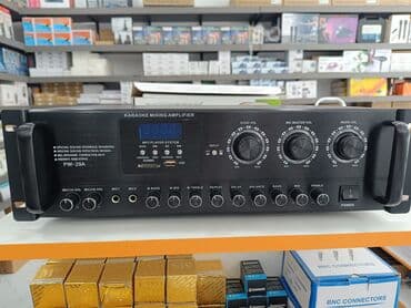 aktiv dinamik: Sesguclendiri usilitel amplifier USB Bluetooth aux FM radio mikrafon — 1