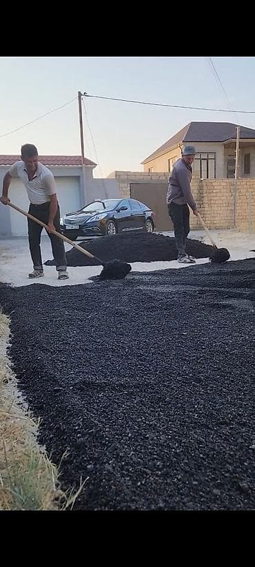 Döşəmə işləri: Asfalt döşəmə xidməti - Həyət, həyət yolu, məhəllədaxili küçə — 1