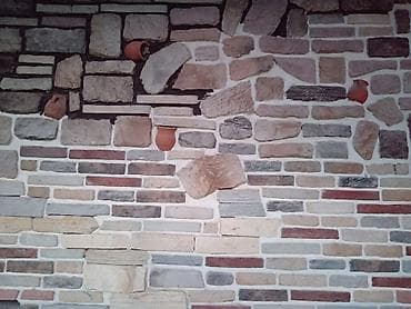 das: Dekorativ təbii daş üzlük – divar və fasadlar üçün - Material — 1