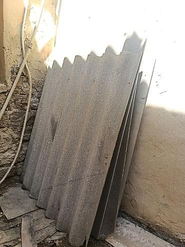 hasar: Dalğalı şifer tipli dam örtüyü lövhələri - Material: dalğalı şifer — 1