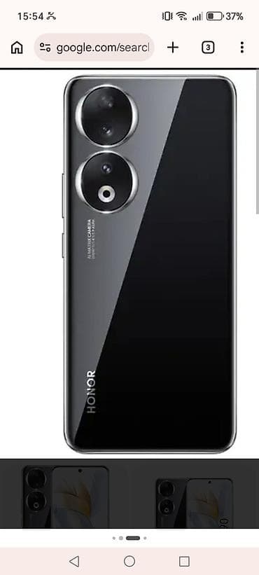 Honor 90, 256 GB, rəng - Qara, Barmaq izi