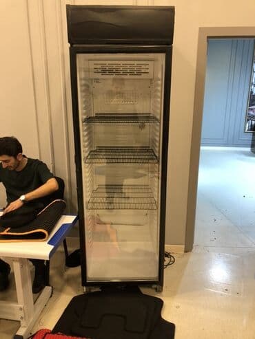 soyuducu 2 qapili: Ticarət vitrin soyuducu - Şüşə qapılı, tək kameralı, şaquli vitrin — 1