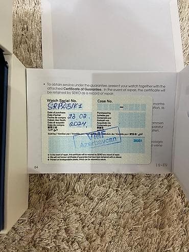 saati: Seiko 5 Sport qol saatı Original saatdı saatdan anlayışı olan baxan — 5