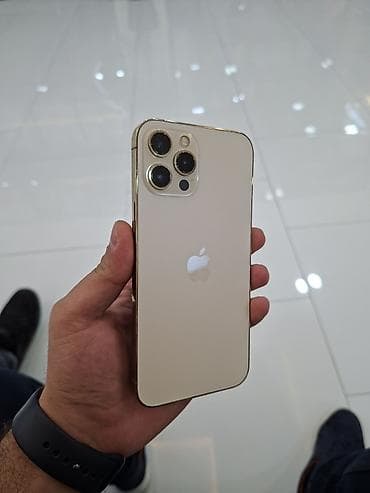 Мобильные телефоны и аксессуары: IPhone 12 Pro Max, 128 ГБ, Золотой — 1