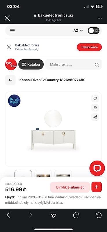 Konsol DivanEv Country . Baku electronıcsden alınıb . Boyuk oldugu