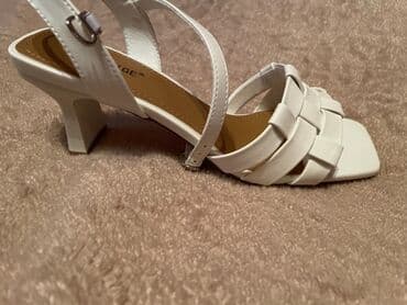 tekstil uşaq şəp şəpləri: Ölçü: 37, rəng - Ağ, Yeni — 2