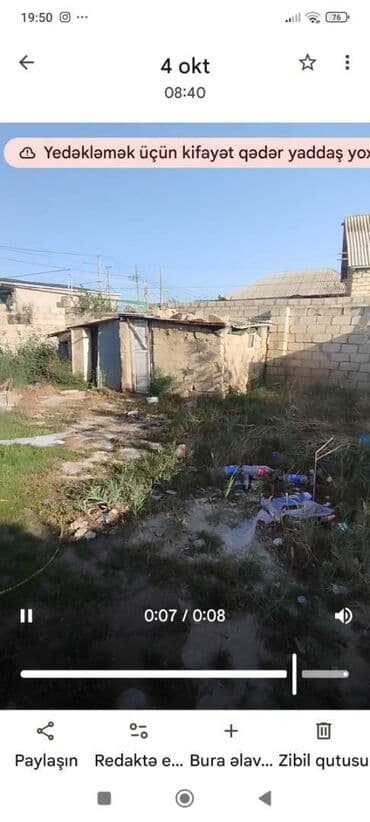 obyekt ucun torpaq: 2 sot — 1