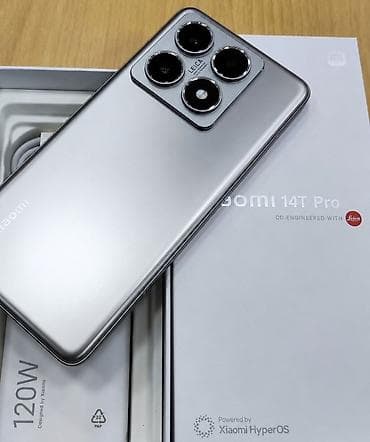 Xiaomi 14T Pro, 512 GB, rəng - Gümüşü, 
 Simsiz şarj — 1
