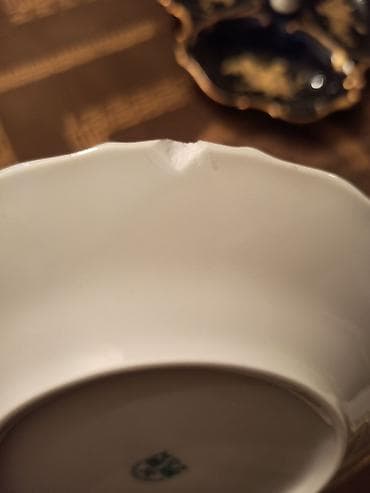 feyxoa ciceyi: Nahar dəsti, rəng - Ağ, Farfor — 4