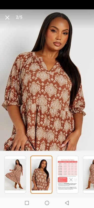 узбекское платье со штанами: Trendyoldan sifaris olunub boyukdur — 2