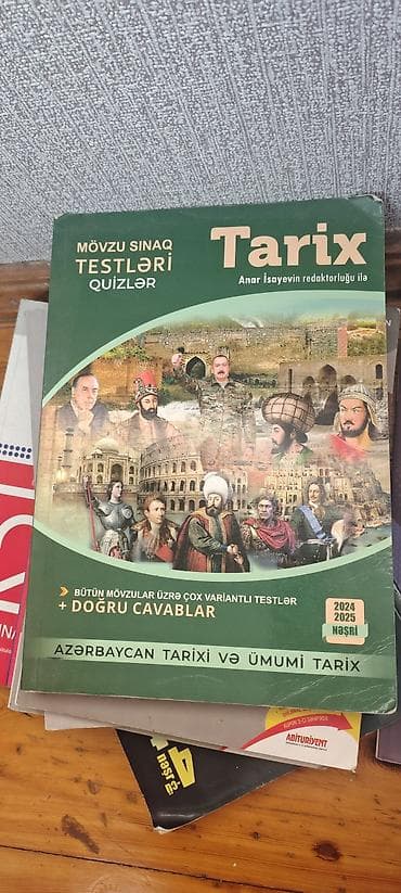 Книги и журналы: Anar isayev tarix test vəsaiti 2024 2025
az işlənmiş — 1