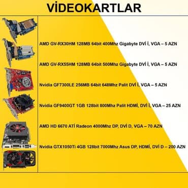 videokart baku: Videokartlar ⭐Videokart AMD GV-RX30HM 128MB 64bit 400Mhz Gigabyte DVİ — 2