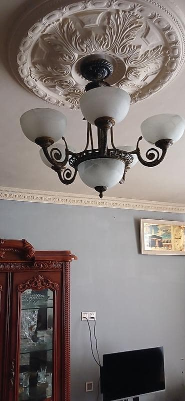 isig: Çılçıraq, 7 lampa, Metal — 5