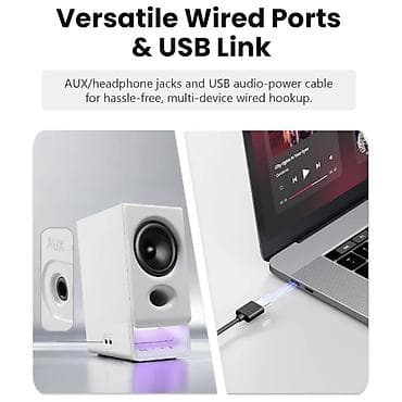 qulaq: Edifier R20BT White - Həm yığcam, həm maksimum funksional akustika — 7
