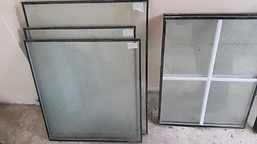 şüşə qapı: Müxtəlif ölçü və növlərdə şüşə panellər Adi Şüşə 90x59, 60x58 — 7