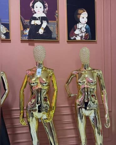 poliester i elastin haljina: Qadın, Plastik, plastmas, Qızıl, Çin — 4