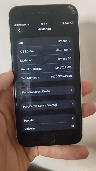 iphone na rate: IPhone SE 2020, Ağ, Barmaq izi — 3