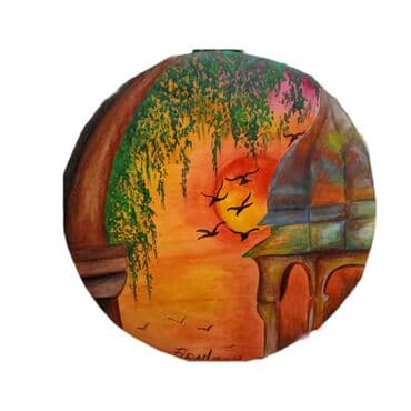 Əsər : "Şərq" Texnika : quaş, karandaş Material : kağız karton lalafo.az -da Əsər : "Şərq" Texnika : quaş, karandaş Material : kağız karton