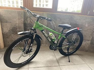 cube velo: Sport Time dağ velosipedi - Rəng: yaşıl-qara - Çərçivə: Sport Time — 2