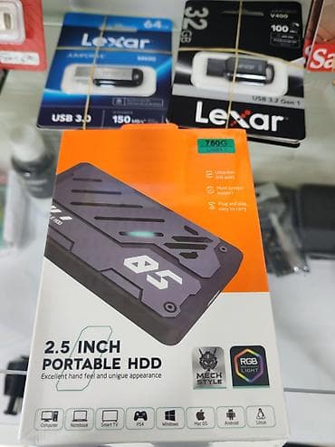 Xarici Sərt disk (HDD) Western Digital (WD), 1 TB, 5400 RPM, 2.5", Yeni