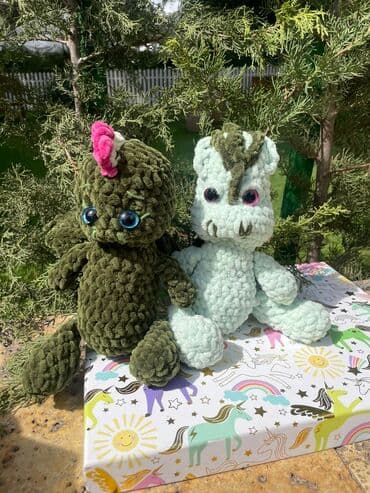 советские игрушки: Вязанные игрушки ручной работы.цены от 15 до 50Азн.разные игрушки — 6