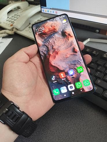 telefon barter: Xiaomi Mi 9T, 64 GB, rəng - Göy, 
 Zəmanət, Sensor, Barmaq izi — 1