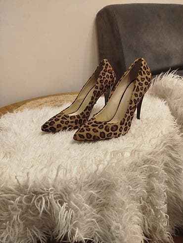 tufliler: Leopard naxışlı qadın tuflisi təmiz deri - Model: Klassik stiletto - — 2
