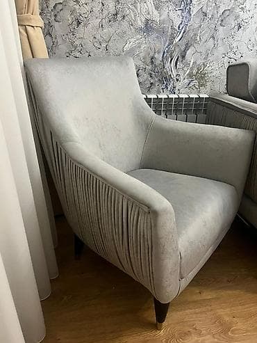 Б/у, Диван, 2 кресла, Без подьемного механизма, Нераскладной — 2