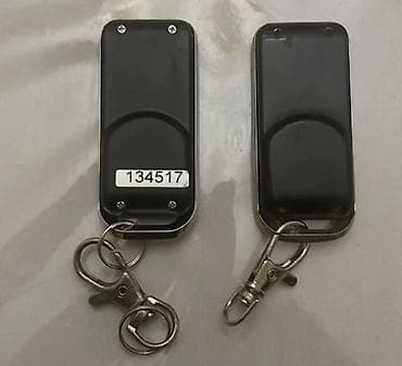 elantra aksesuar: Avtomobil açarı üçün dəri açarlıq/çəlik kisəsi - Material: qara — 5