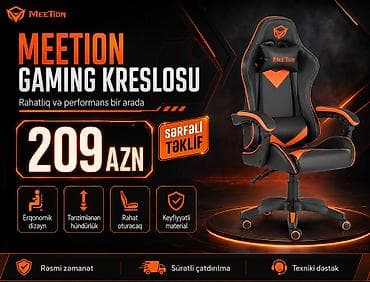 xarab notebook: 🎮 **MEETION GAMING KRESLOSU – SƏRFƏLİ TƏKLİF!** Oyun oynayarkən — 1