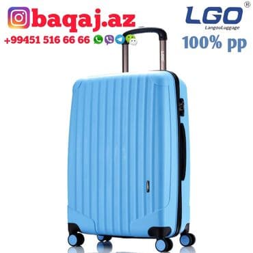 yol cantası: Polipropilenden hazirlanmis yuksek keyfiyyetli camadanlar. Чемоданы — 1