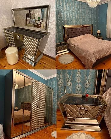 F99Yataq dəsti satılır 1100₼. İdeal vəziyyətdə. Matrası var.Ünvan — 1