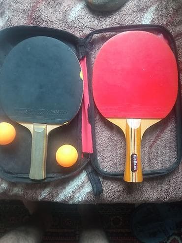 Stolüstü tennis dəsti - 2 ədəd raketka: - Soldakı: Mettler Sport