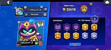 Видеоигры и приставки: Brawl stars hesabıdı 26k kupası var 43 ender kostüm,33süper ender — 1
