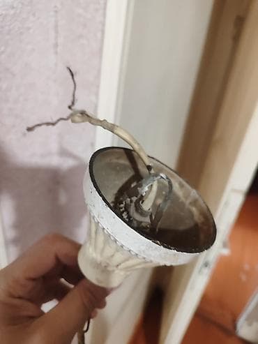lusturlar: Çılçıraq, 1 lampa, Şüşə — 4