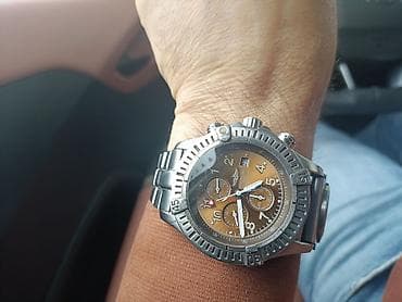 esger saatlari: Qol saatı, Breitling, rəng - Qəhvəyi — 4