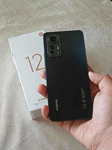 iphona 6 plus: Xiaomi 12 Lite, 256 GB, rəng - Qara, 
 Zəmanət, Barmaq izi, Simsiz şarj — 1