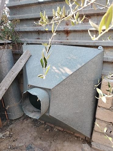 труба: Sinkafor/ventilyasiya üçün galvanizə olunmuş metal hava kanalı qovşağı — 1