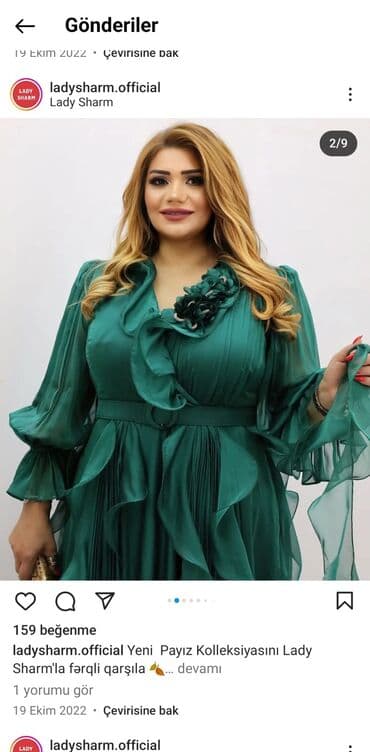 ikinci el don: Ziyafət donu,Lady sharmdan alınıb,bir dəfə geyilib42razmerdir — 6