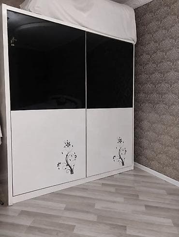 qapi dekoru: 3 MEBEL BİRLİKDƏ 330 AZN Yataq otağı dəsti – ağ-qara dizayn Tərkibi — 2