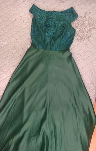 rus papağı: Zərif ziyafət donları dəsti 1) Qara, atlas teksturalı uzun ziyafət — 3